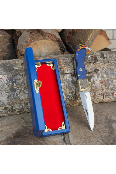 kösemehmet Katlanır Model - N690 Çelik - Mikarta Sap - Kutu Hediyeli