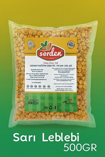 Sarı Leblebi 500gr.