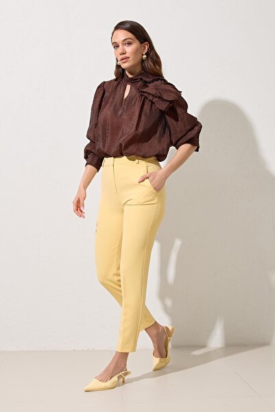 Setre Масляно-жовті штани з кишенями та деталями
