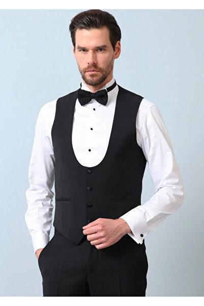 Ramsey Classic Black Plain Vest