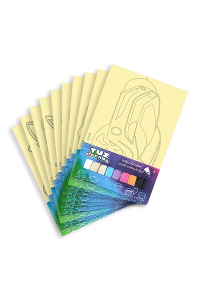 Artikel Tuz Boyama Oyunu 10 Lu Seti -1 , Eğitici Aktivite , Kum Boyama Oyunu Tb-028