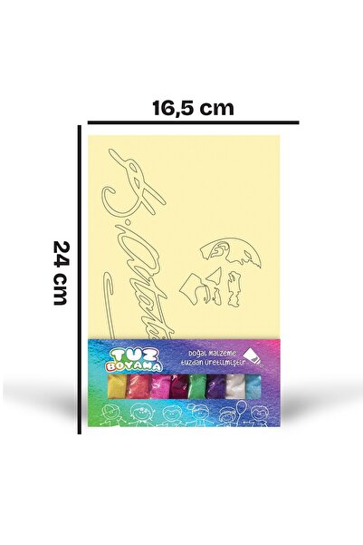 Artikel Atatürk İmzası ve Silueti Tuz Boyama, Eğitici Aktivite, Kum Boyama Oyunu