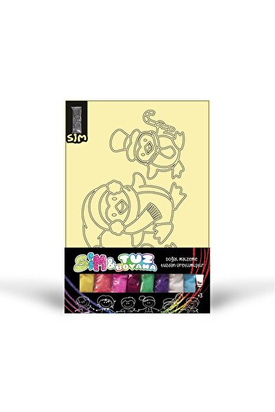 Artikel KB-340 PENGUEN SİMLİ Tuz Boyama Oyunu, Eğitici Aktivite, Kum Boyama Oyunu