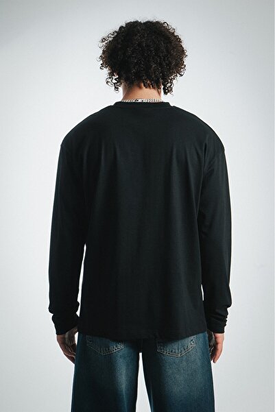 UKHWD SUPPLY Hard Rock Cafe Amsterdam Black Men's Long Sleeve T-Shirt