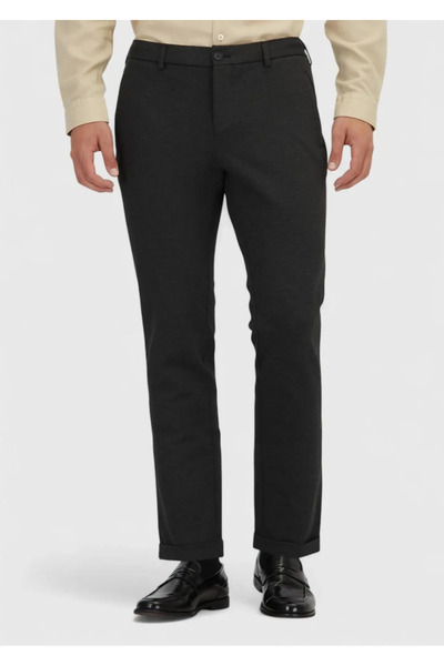 Ramsey Антрацитові прямі джинси Jogging Fit Casual