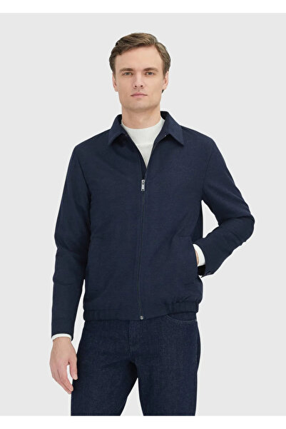 Ramsey Navy Blue Shirt Jacket