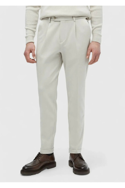 Ramsey Бежеві прямі джинси Regular Fit Casual