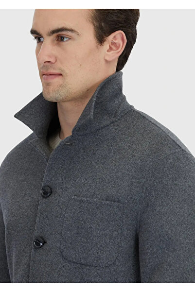 Ramsey Anthracite Regular Fit Wool Blend Sports Jacket