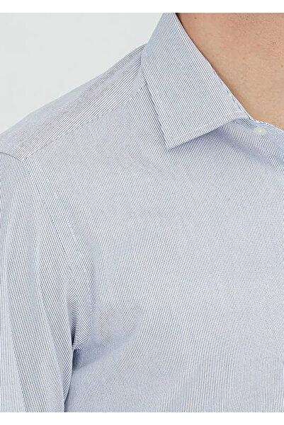 Ramsey Light Blue Regular Fit Woven Classic 100% Cotton Shirt