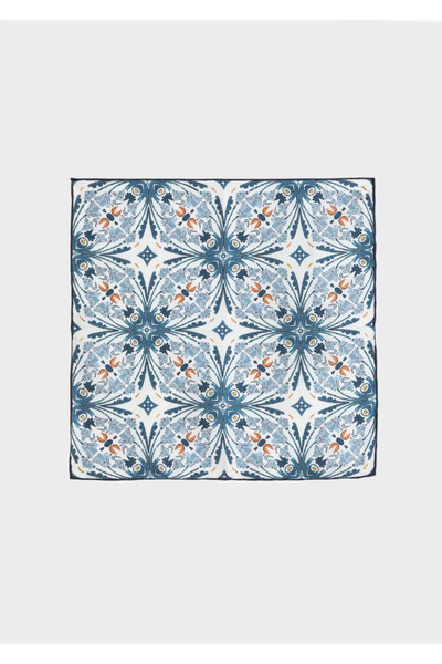 Ramsey Navy Blue Handkerchief