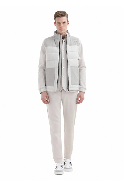 Ramsey Екрю та вовняна суміш тканина спортивний жилет