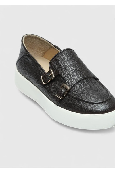 Ramsey Καφέ δερμάτινα casual παπούτσια