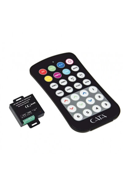 Cata RGB Kontrol Kumandası Tuşlu DC 12v -24v 36A 432W (25mt Led Kontrol Eder)