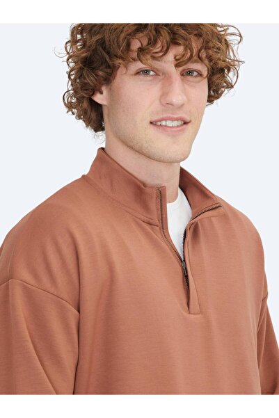 Kip Φούτερ με ψηλό γιακά με πλακάκια