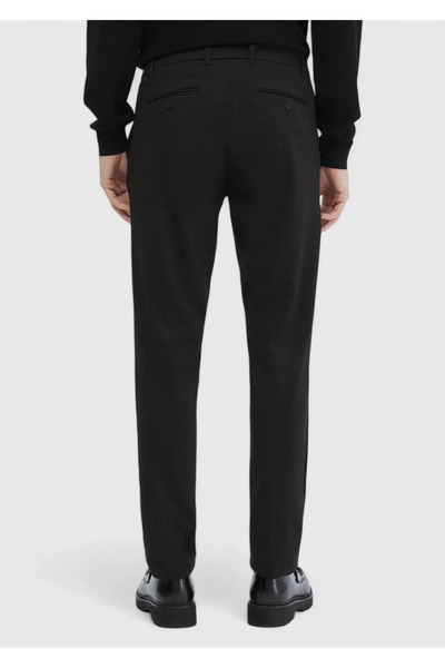 Ramsey Темно-сірі смугасті трикотажні штани для бігу та повсякденного носіння