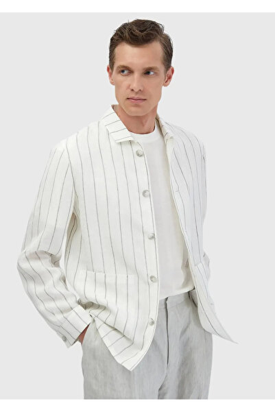 Ramsey Ecru Shirt Jacket