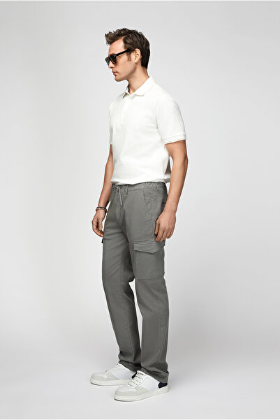 Kiğılı Regular Fit Stretch Fabric Buy Elastic Drawstring Lyocell Blend K Cargo Pocket I Jogger Pants
