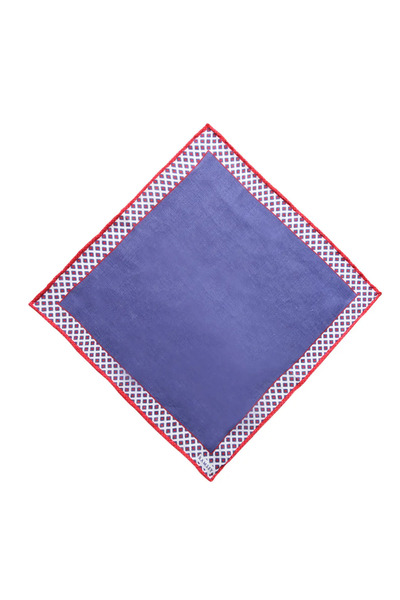 Ramsey Синя 100% лляна хустка