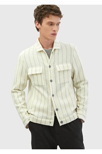 Ramsey Ecru Shirt Jacket