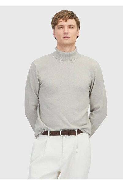 Ramsey Πλεκτό πουλόβερ από μαλλί με ίσιο πλέγμα με πέτρα