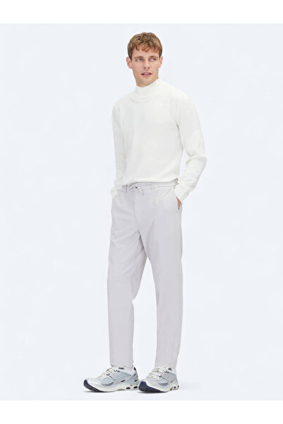 Kip Pantaloni casual de jogging, gri deschis, țesut drept