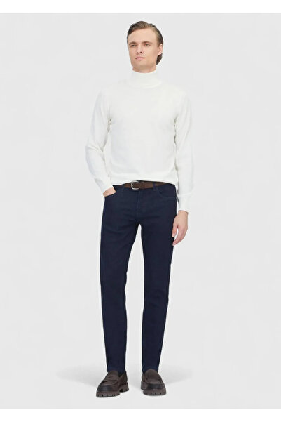 Ramsey Πλεκτό πουλόβερ Ecru Full Turtleneck Μασίφ Πλεκτό Μαλλί Μικτό