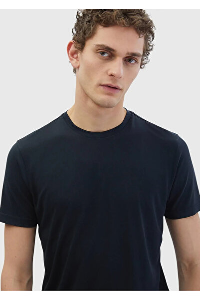 Ramsey Μαύρο μπλουζάκι με λαιμόκοψη