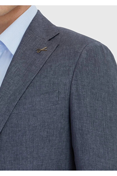 Ramsey Smoked Straight Zeroweight Slim Fit 100% Linen Suit