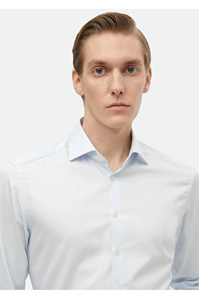 Ramsey Світло-блакитна класична бавовняна сорочка Slim Fit