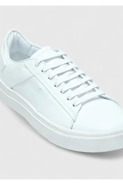 Ramsey White Leather Sneakers