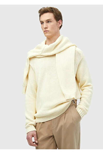 Ramsey Светр Ekru Bicycle Neck Selanik, 100% бавовна, трикотаж