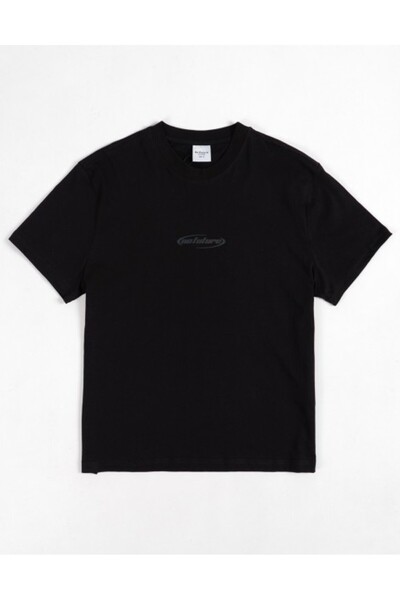 No Future Reflective Logo Regular Fit Men's T-Shirt Nf0597Sy