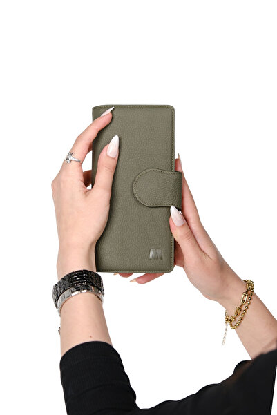 MFT Leather Design Portofel din piele naturală |   Mimosa 6073 - Flother Mat Haki