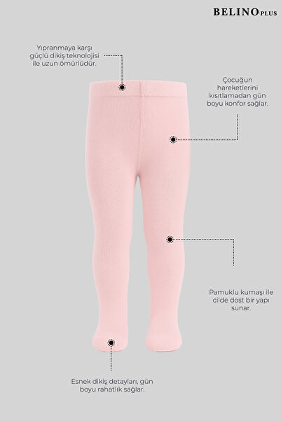 Belyy Socks Belyy 3 Pack Cotton Baby Girl Pantyhose