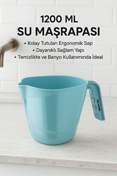 VENON Turkuaz Maşrapa TİTİZ 💧1200ml Tuvalet Maşrapası KALİTELİ ÜRÜN 203x126x...