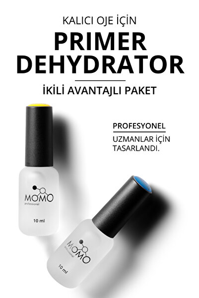 MOMO professional Kalıcı Oje İçin Avantajlı Hazırlık Seti 10 ml (Dehydrator +...