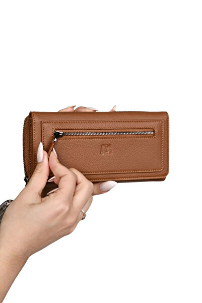 MFT Leather Design Жіночий гаманець із справжньої шкіри на блискавці | Kuvars...