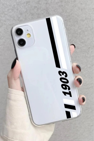 3GEN CASE iPhone 11 Compatible Fan Patterned Transparent Silicone Case