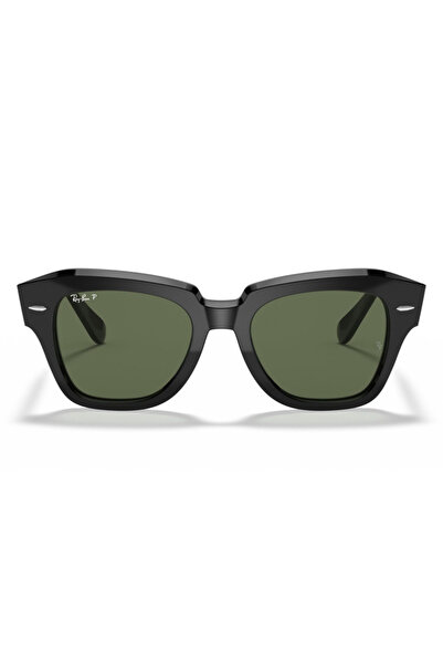 Ray-Ban RB 2186 90158 52 State Street Unisex Polarize Siyah Güneş Gözlüğü