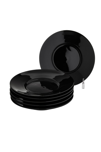 HIC Porcelain Dessert Plates Set 6 Piece