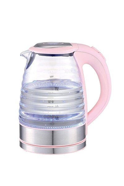 ALSAIF Electric Glass Kettle With LED Light 1.7Liter 2200W
