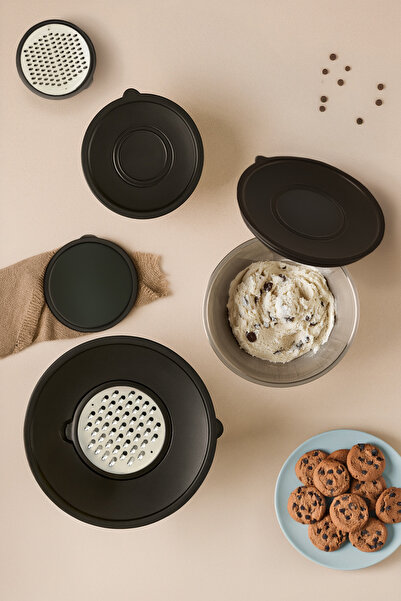 Kitchen Life Stainless Steel Profesionalia 9-Piece Mixing Bowl and Storage Container with Grater - Whisk Bowl