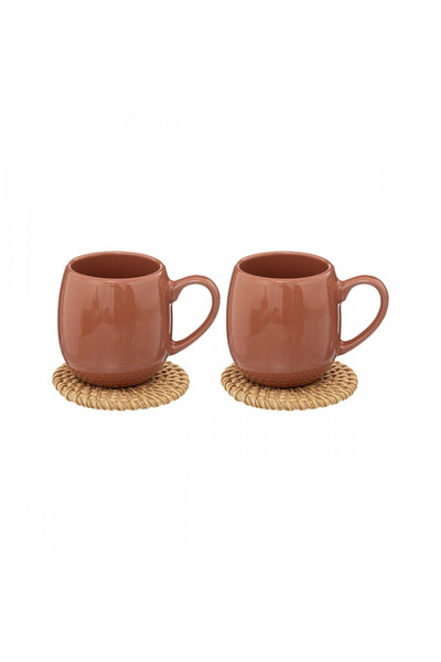 Secret de Gourmet Set de 2 cești de espresso Alicante, ceramice, 100 ml