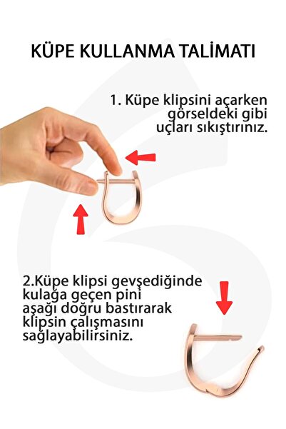 Else Silver Damla Taş Sallantılı Gümüş Bayan Küpesi