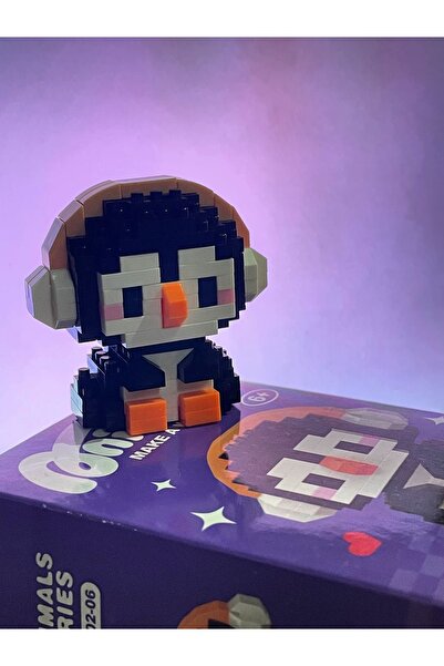 womi Bricks Animals Serisi Penguen Blok Yapı Taşı Figür