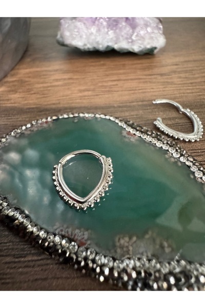 Bylin 925 Ayar Gümüş Daith, Septum Piercing /1 adet