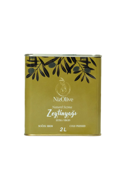 NİZ OLİVE Memecik Naturel Sızma Soğuk Sıkım Zeytin Yağı 2lt