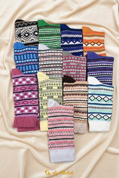 AYMELEK Women Men (3 Pairs) Thermal Effect Winter Seamless Wool Socks (Perfume Washable)