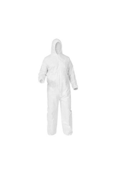 white guard Disposable Protective Laminated Coverall, 50 Pieces in a Pack