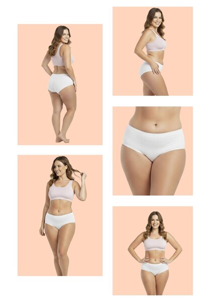 Newlilla 1007 Chiloți bato zilnic pentru femei mix 5 piese V15